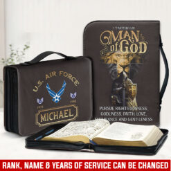 US Air Force , E 8 Air Force Senior Master Sergeant - Bible Cover L