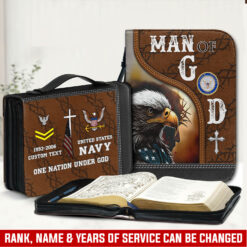 US Navy, Defender of Freedom - Bible Cover L