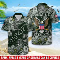 US Army, Land Of The Free, Because Of The Brave - Hawaii Shirt