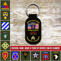 Army Division - Keychain