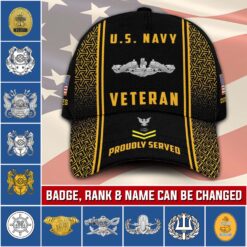 Navy Badge, Honoring All Who Served - Classic Cap