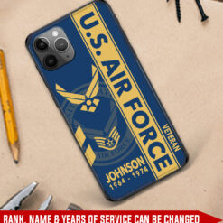 US Air Force, E 3 Air Force Airman First Class - Soft Phone Case