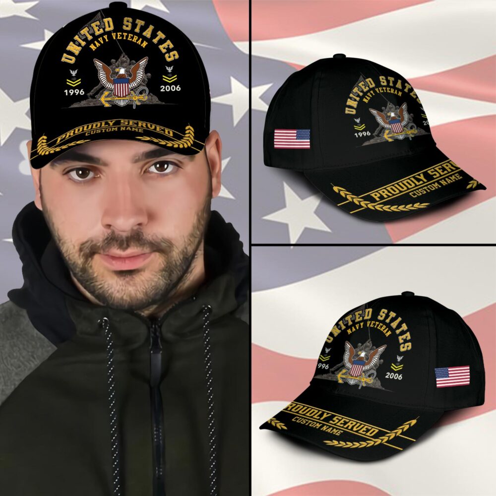 US Navy, E 3 Blue - Classic Cap - Image 3