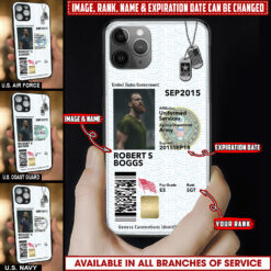 Custom Military CAC Phone Case