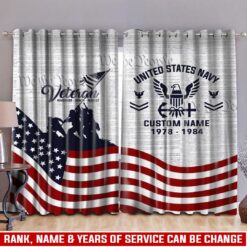 US Navy, Life And Pride - Window Curtains 52x108in