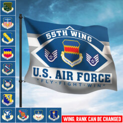 Air Force Wing, Once An Airman, Always An Airman - Flying Flag 2×3 Feet(60×90 Cm)