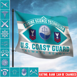 Coast Guard Rating, E 2 Blue - Flying Flag 3×5 Feet(90×150 Cm)