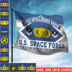 Space Force Badge - Flying Flag 3×5 Feet(90×150 Cm)