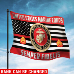 US Marine Corps, E 8 Marines Master Sergeant - Flying Flag 3×5 Feet(90×150 Cm)