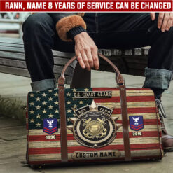 US Coast Guard, E 3 White - Travel Bag - Size L: 20.4 x 9.4 x 10.2 inches