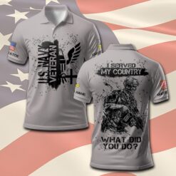 US Navy, E 3 White - Polo Shirt