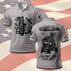 US Coast Guard, E 7 Gold - Polo Shirt