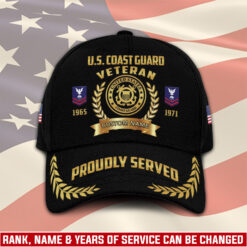 US Coast Guard, E 7 Gold - Classic Cap