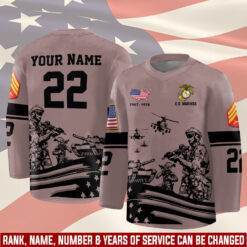 US Marine Corps, E 5 Marines Sergeant - Hockey Jersey