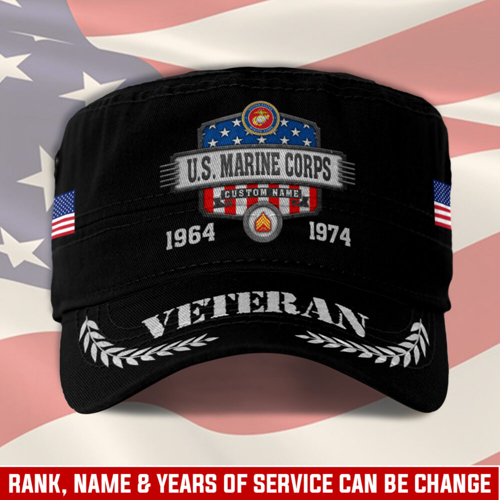 US Marine Corps, Remember - Honor - Respect - Military Cap