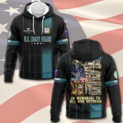 US Coast Guard, Honor, Duty, Service - Hoodie