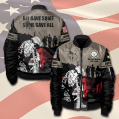 US Navy, E 9 Gold - Bomber Jacket