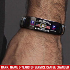 US Coast Guard, American By Birth, Veteran By Choice - Bracelet