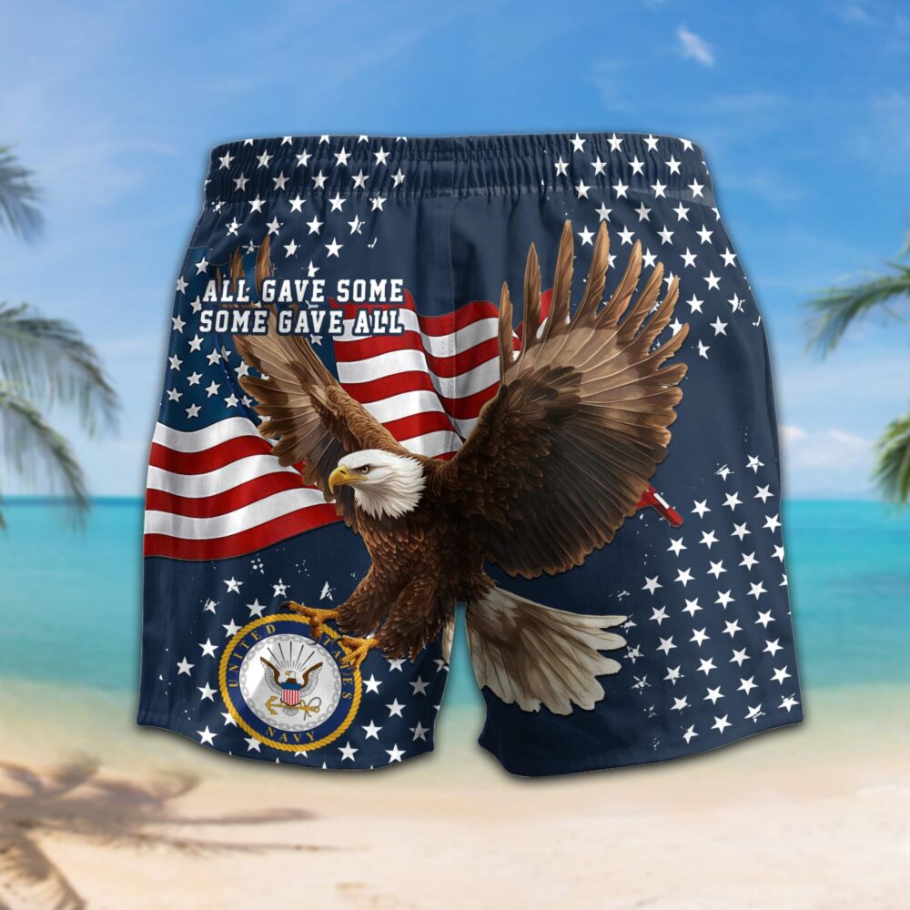 US Navy, E 7 Red - Men's Shorts - Image 3