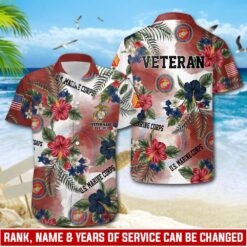 US Marine Corps, Never Retreat, Never Surrender - Hawaii Shirt