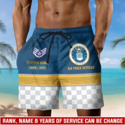 US Air Force , E 7 Air Force First Sergeant - Men's Shorts