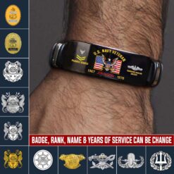 Navy Badge, By Sea, Air and Land - Bracelet