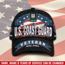 US Coast Guard, E 8 Gold - Classic Cap