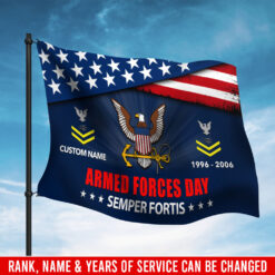 US Navy, Honor, Duty, Service - Flying Flag 3×5 Feet(90×150 Cm)