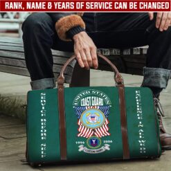 US Coast Guard, E 2 Blue - Travel Bag - Size L: 20.4 x 9.4 x 10.2 inches