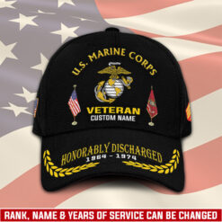 US Marine Corps, Land Of The Free, Because Of The Brave - Classic Cap