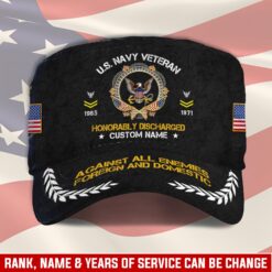 US Navy, Honor - Courage - Commitment - Military Cap
