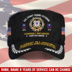 US Coast Guard, Honor The Fallen - Military Cap