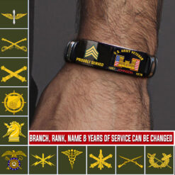 Army Branch, No One Fights Alone - Bracelet