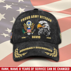 US Army, Land Of The Free, Because Of The Brave - Classic Cap