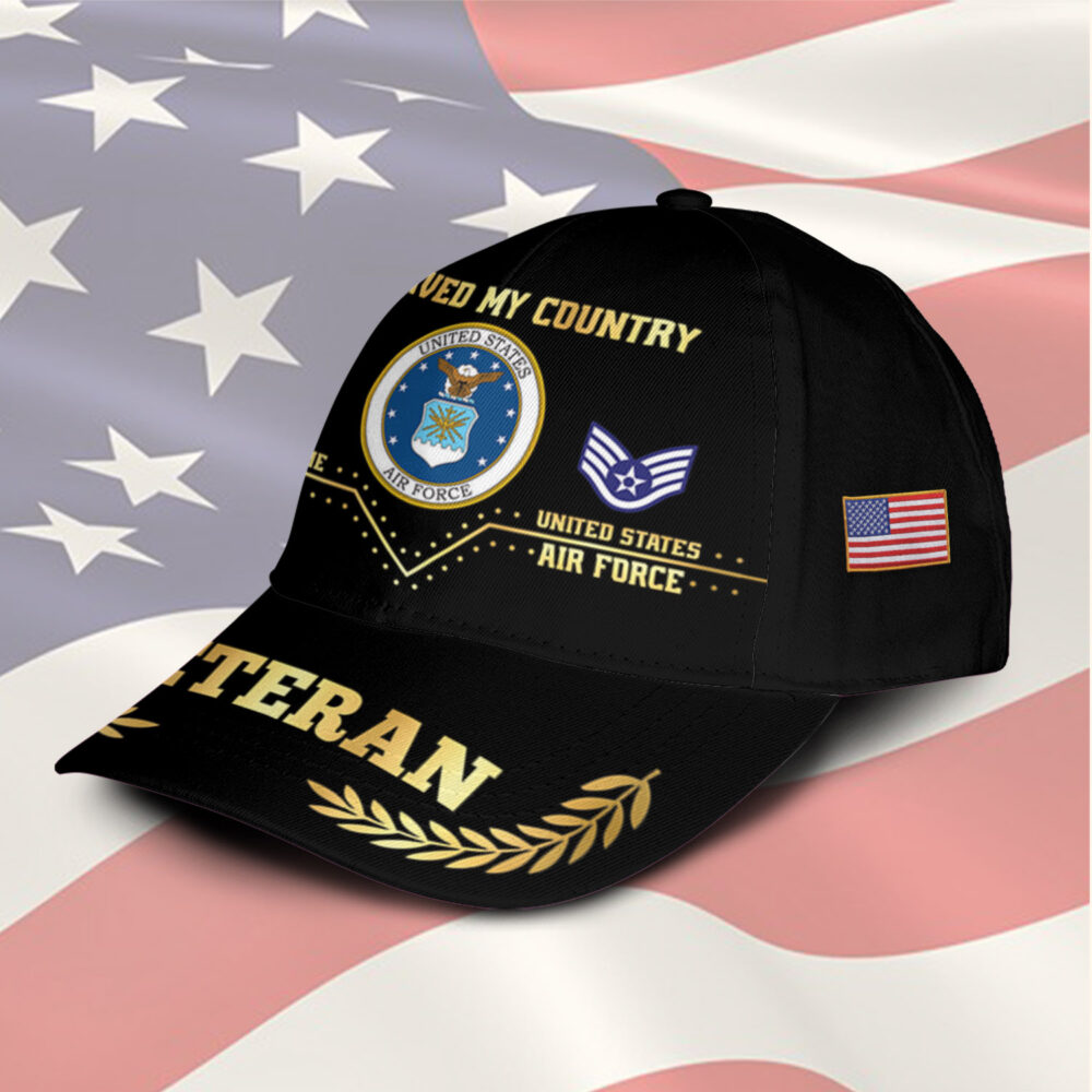 US Air Force, Aim High … Fly-Fight-Win - Classic Cap - Image 2