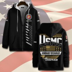 US Marine Corps, E 8 Marines First Sergeant - Zip Hoodie