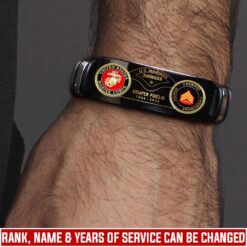 US Marine Corps, Honor, Duty, Service - Bracelet