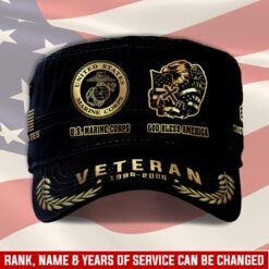 US Marine Corps, E 8 Marines First Sergeant - Military Cap