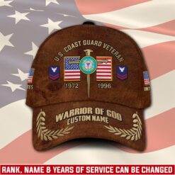 US Coast Guard, E 4 Gold - Classic Cap