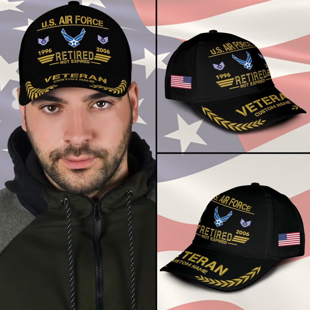 US Air Force, E 9 Air Force Command Chief Master Sergeant - Classic Cap - Image 3