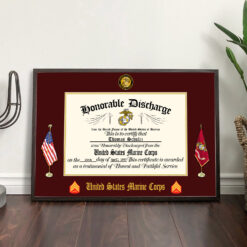 US Marine Corps - Poster 16x12in - THPCCustom250519