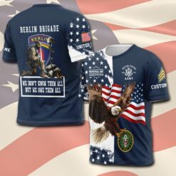 Army Division, Proud Veteran - T-Shirt