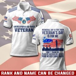 US Air Force , E 4 Air Force Sergeant - Polo Shirt