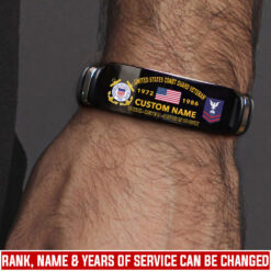 US Coast Guard, Proud Veteran - Bracelet