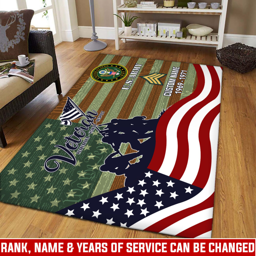 US Army, O 3 Army Captain - Rug 39x60in