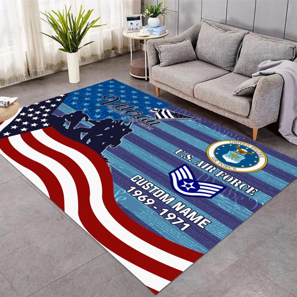 US Air Force, Service Before Self - Rug 80x58in - Image 2