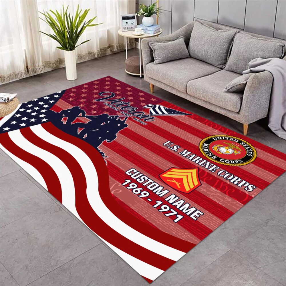 US Marine Corps, Honoring All Who Served - Rug 39x60in - Image 2