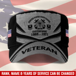US Coast Guard, Honor, Duty, Service - Military Cap