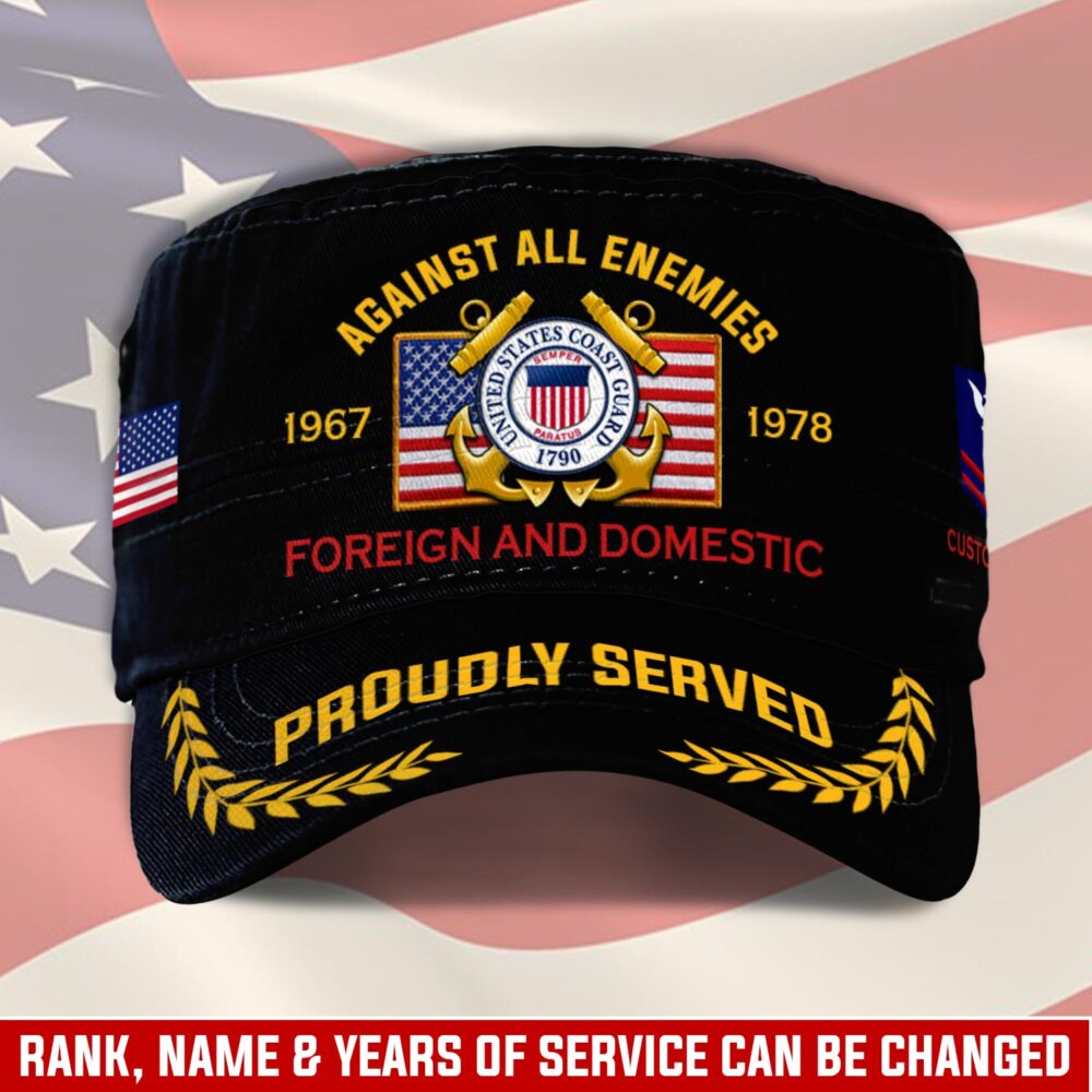 US Coast Guard, E 2 Blue - Military Cap