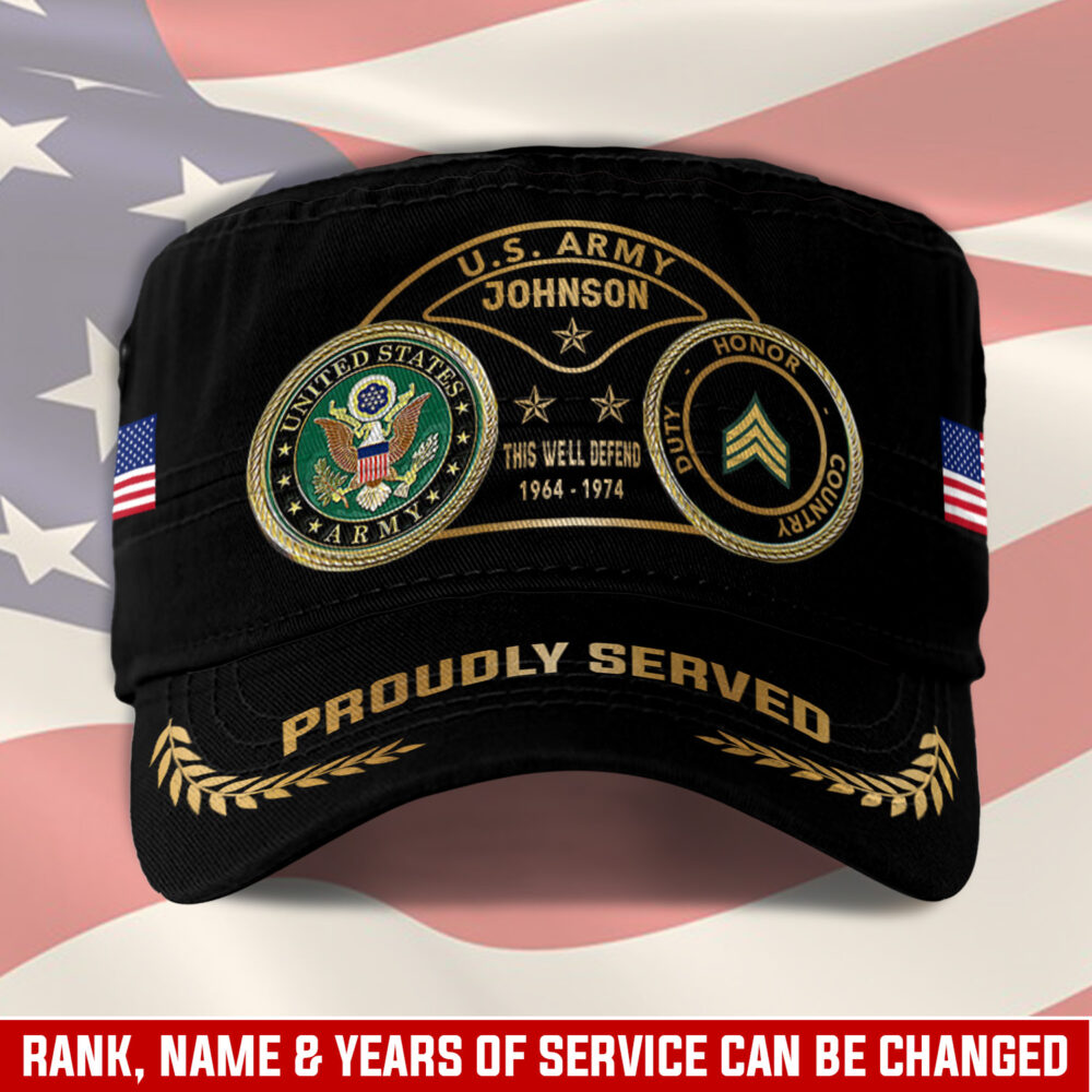 US Army, E 8 Army First Sergeant - Military Cap